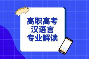 高职高考汉语言专业解读